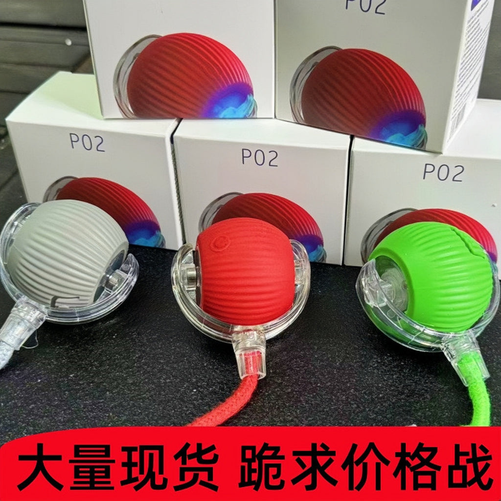 Cross-Border Cat Teaser Ball Pet Toy Ball Dog and Cat Self-Entertainment Boredom-Relief Gadget Pet Toy Cat Toy Pet Supplies