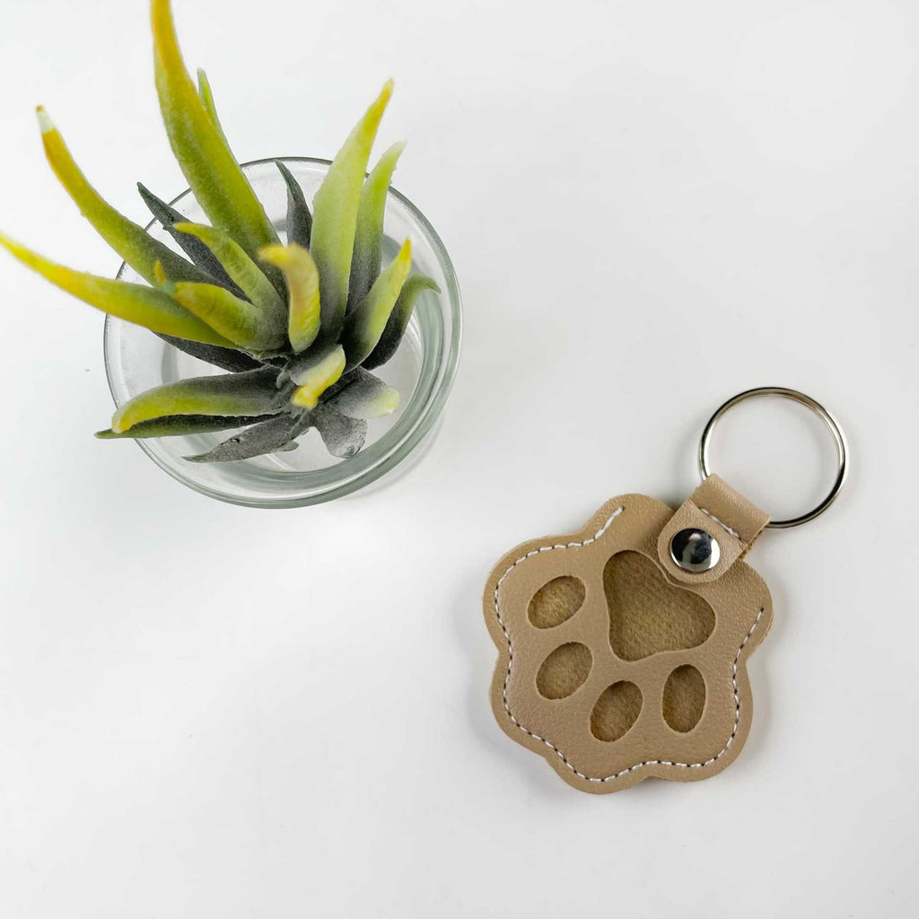 New Pet Hair Storage Bag, Dog Paw Keychain Pendant, Cat and Dog Hair Storage Keychain