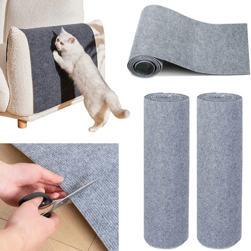 Cross-border Trimmable Self-adhesive Carpet Mat Suitable for Cat Tree Rack Furniture Step Cat Grab Column Covering Pet Supplies